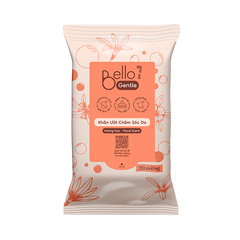 Khăn lau tay và mặt Bello - Hương hoa (20 tờ)