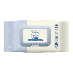 Khăn lau trẻ em Bello 100% nước tinh khiết - Không mùi