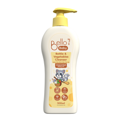 Nước rửa bình sữa và rau củ Bello (Không mùi) (500ml)