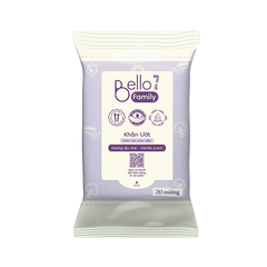 Khăn lau đa năng Bello cho gia đình - Mùi hương nhẹ nhàng