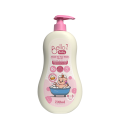 Sữa tắm gội toàn thân Bello Baby (Hương phấn) (700ml)