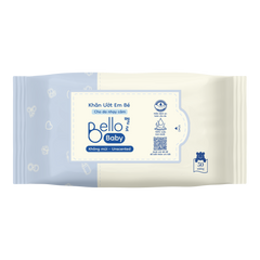 Khăn lau trẻ em Bello 100% nước tinh khiết - Không mùi
