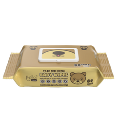 Khăn lau trẻ em Bello 99,9% nước tinh khiết (80 tờ)