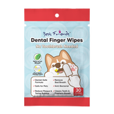 Best Friends Dental Finger Wipes (30 Pre-soaked Fingertip Wipes)