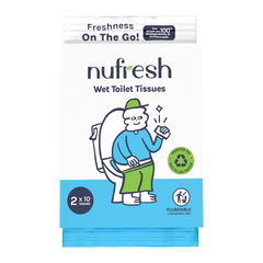 Giấy vệ sinh ướt Nufresh 2 x 10 tờ