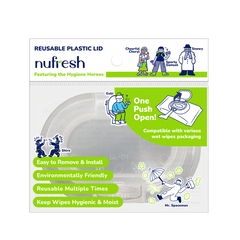 Nufresh Reusable Plastic Lid (One Push Open)