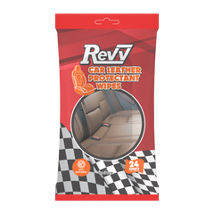 Khăn lau bảo vệ da xe hơi Revv (24 tờ)