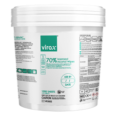 Khăn lau khử trùng toàn thân Virox 2% Chlorhexidine Digluconate 12 miếng