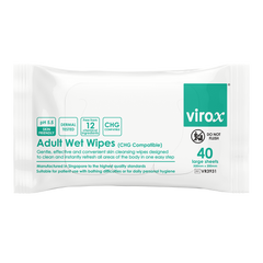 Khăn lau khử trùng toàn thân Virox 2% Chlorhexidine Digluconate 12 miếng