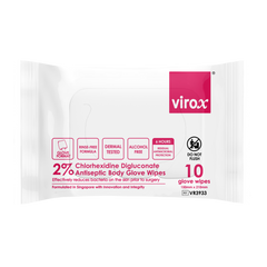 Khăn lau găng tay sát khuẩn Virox 2% Chlorhexidine Digluconate