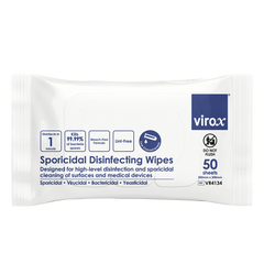 Khăn lau khử trùng diệt bào tử Virox (50 tờ)