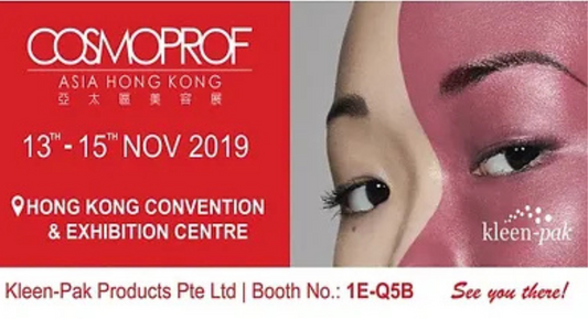 Tradeshow: Cosmoprof Asia 2019 (13 to 15 November 2019)