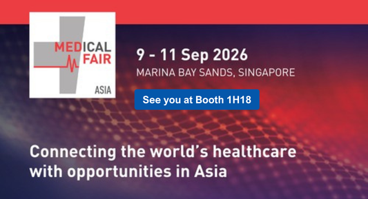 Join us at Medical Fair Asia 2026 – Booth 1H18!