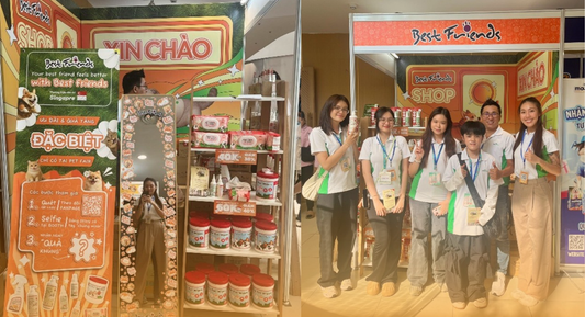 Best Friends celebrates a successful product launch at MallPetFest 2025.