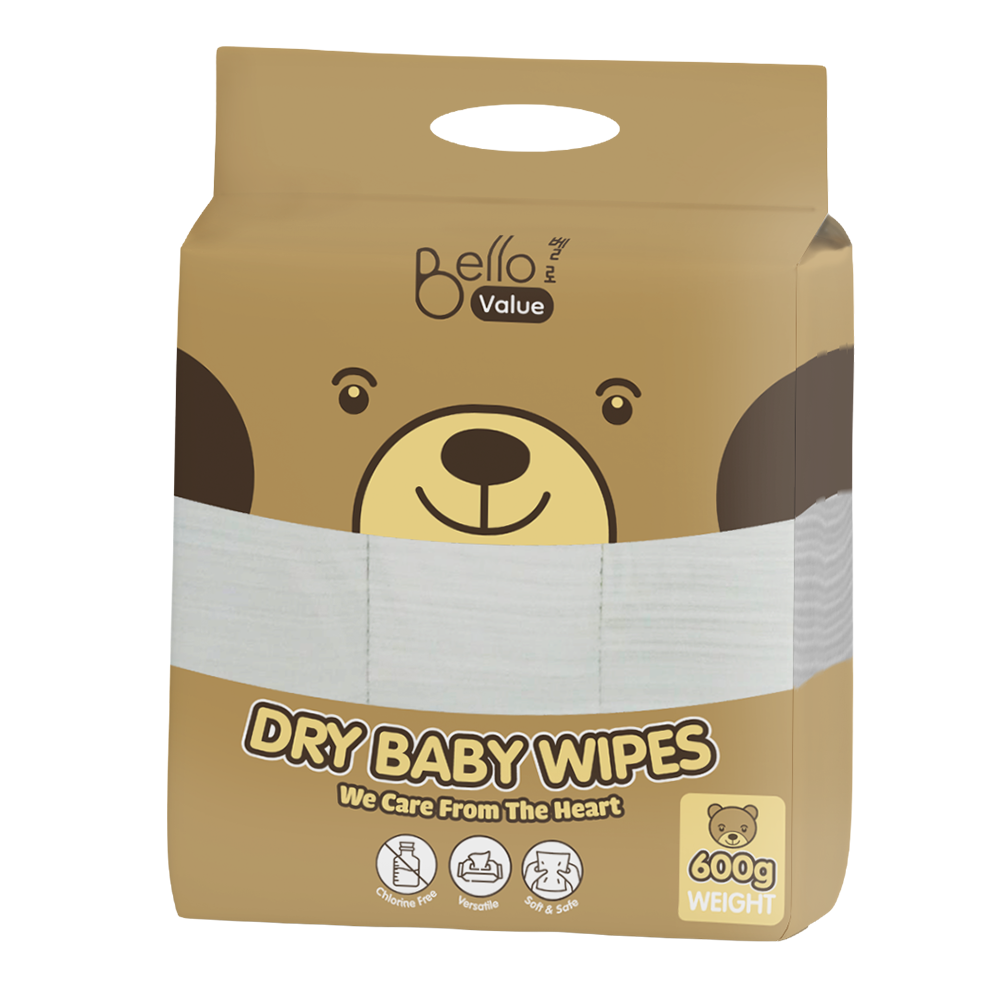 BELLO VALUE DRY WIPES 600G