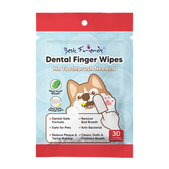 Best Friends Dental Finger Wipes (30 Pre-soaked Fingertip Wipes)