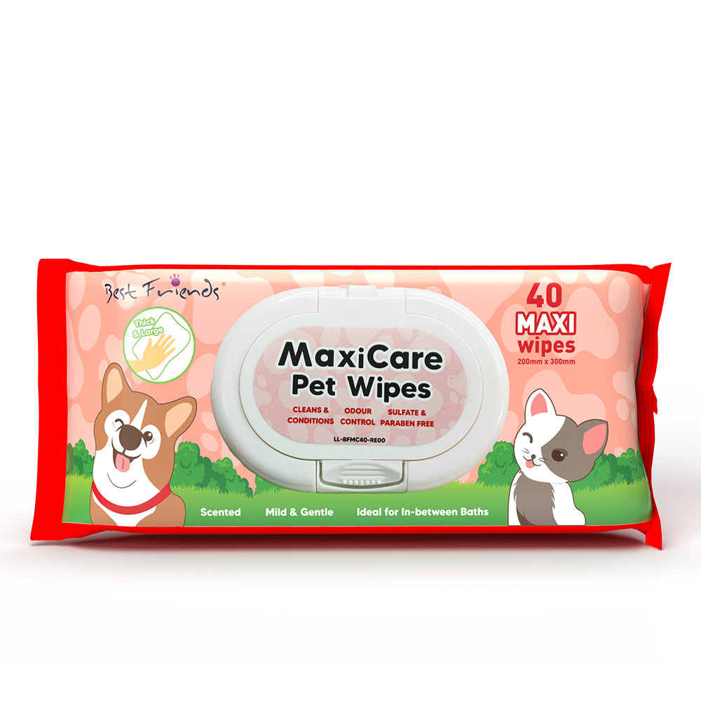 Best Friends MaxiCare Pet Wipes (40 sheets)