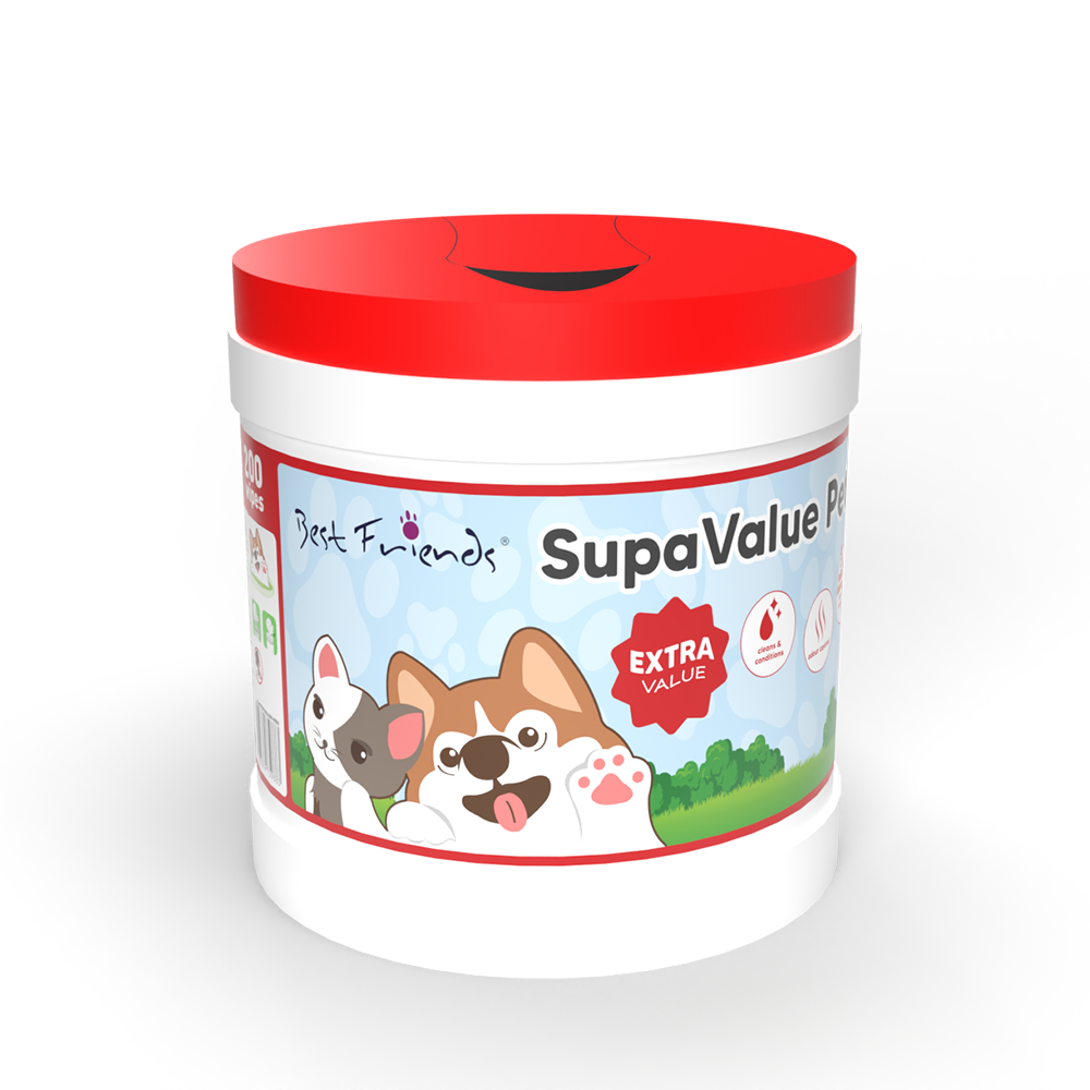 Best Friends SupaValue Pet Wipes (200 sheets)