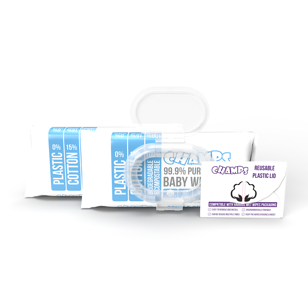 Khăn lau trẻ em Champs 99,9% nước tinh khiết