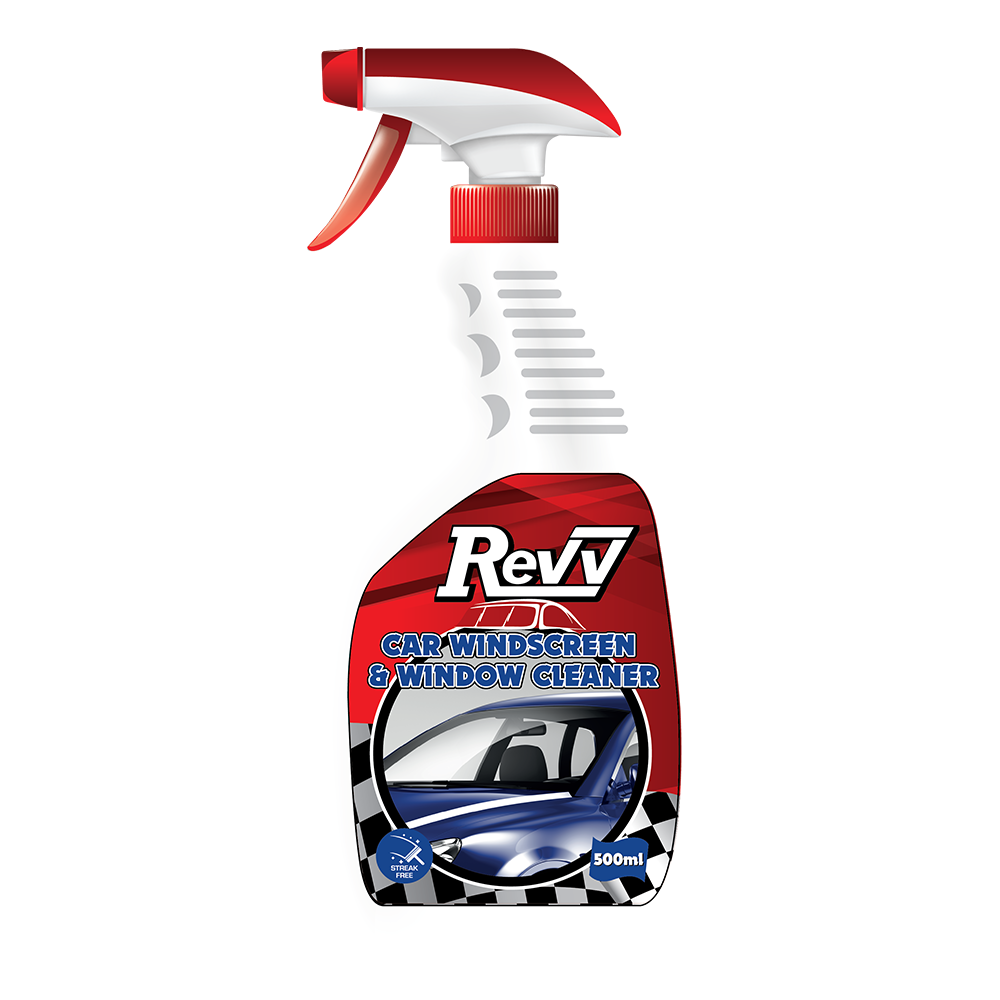 Revv Car Windscreen & Window Cleaner (500ml)