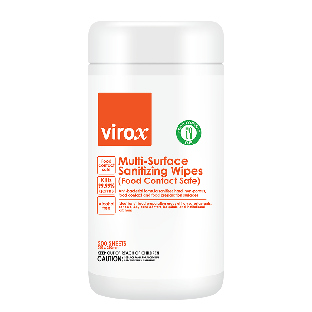 Khăn lau khử trùng toàn thân Virox 2% Chlorhexidine Digluconate 12 miếng