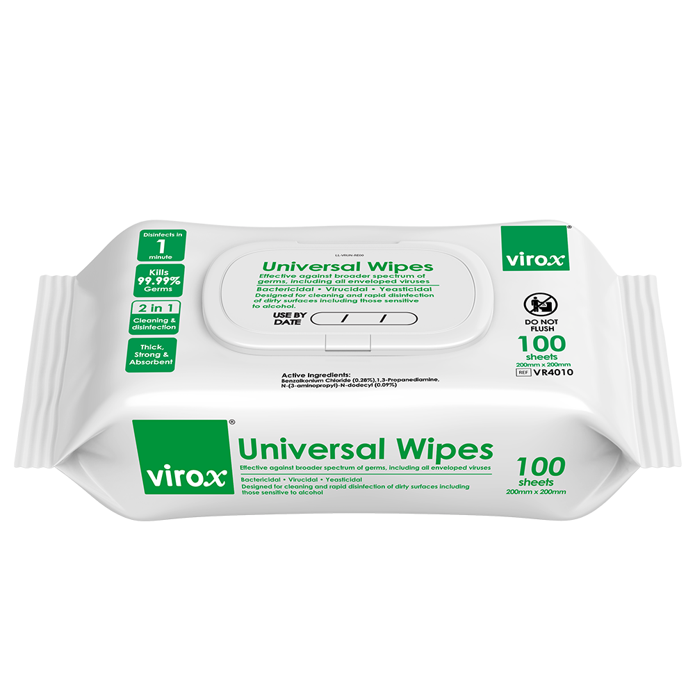 Virox Universal Wipes (100 sheets)