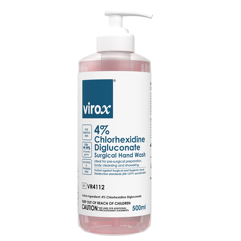 Virox 4% CHG Surgical Hand Wash (500ml)