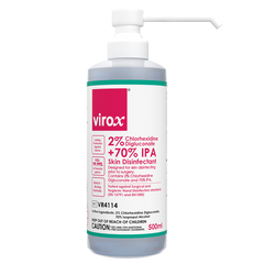 Virox 2% CHG + 70% IPA Skin Disinfectant (500ml)