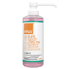 Virox 0.5% CHG + 70% IPA Skin Disinfectant (500ml)
