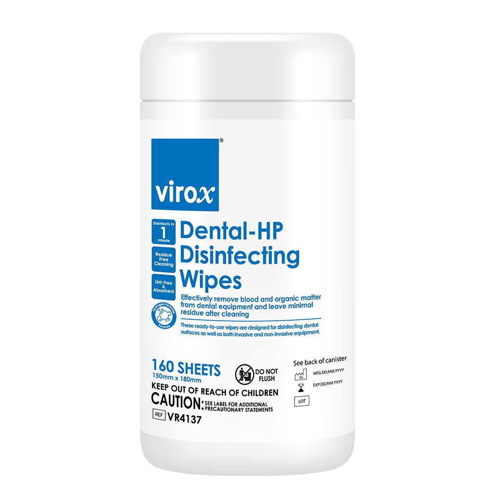 Virox Dental-HP Disinfecting Wipes (160 sheets)